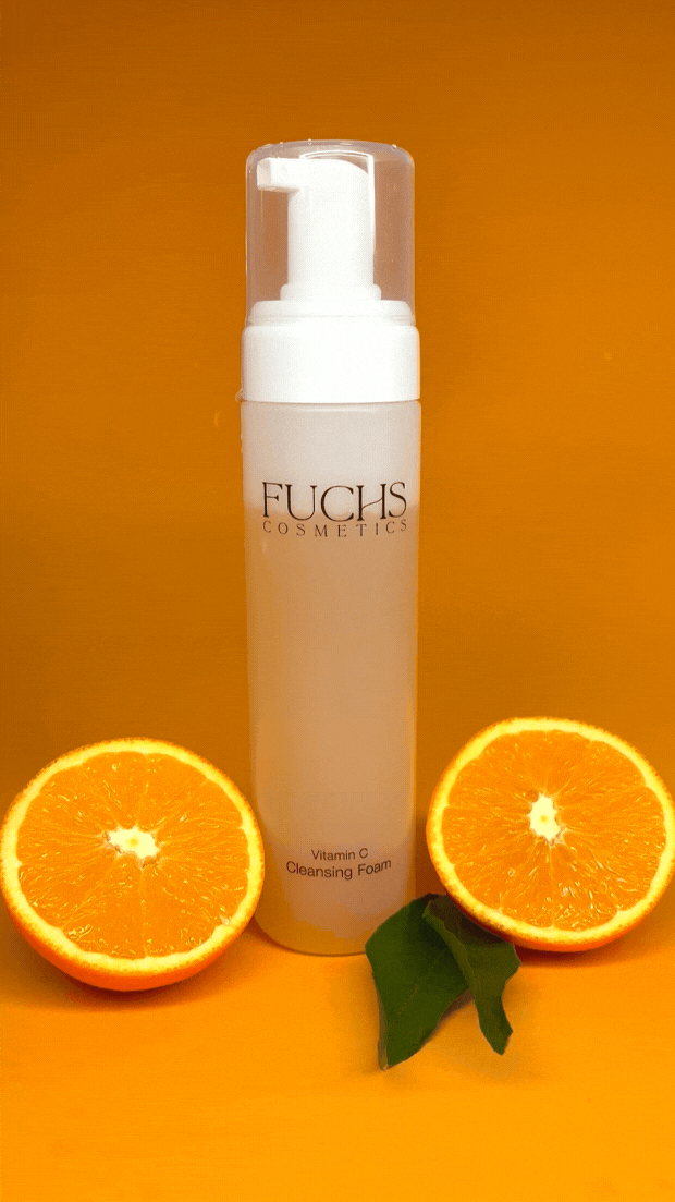 Fuchs Cosmetics Vitamin C Cleansing Foam GIF